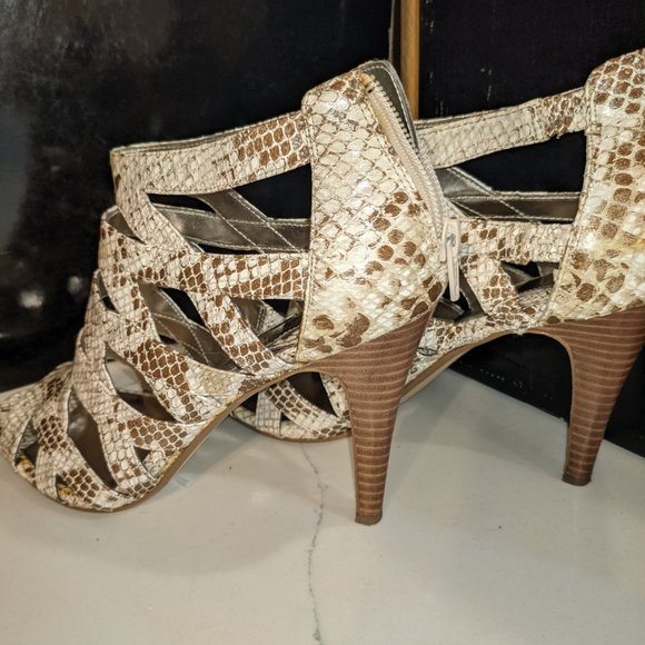 Alfani  Kaylyne Snake Hi Heel Shoes US Size 8M. - Picture 3 of 6